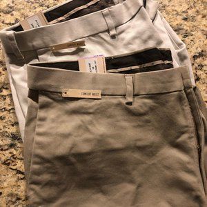 2x Pair Haggar Men's Khakis 38x29 + Free Dockers